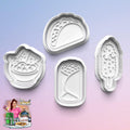 Mexican Food Theme: 3D Printed Fondant, Clay Cutter Cookie cutter