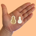 Light Bulb with Leaves Polymer clay cutter