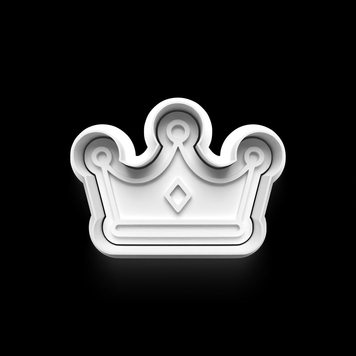 King Theme Cookie Cutter: 3D Printed Fondant Clay Cutter