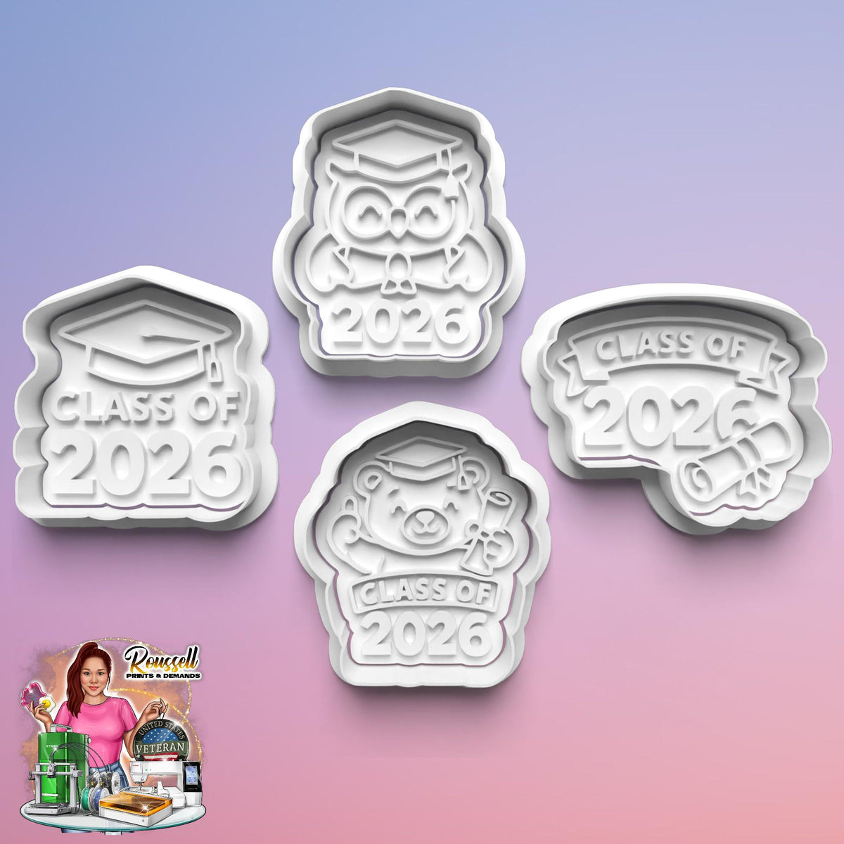 2026 Theme: 3D Printed Fondant, Clay Cutter Cookie cutter