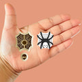 Spider with Skull Halloween Polymer clay cutter