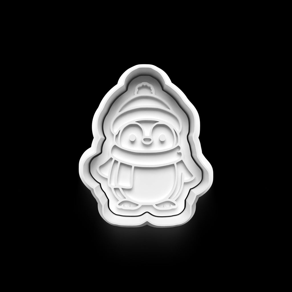 Penguin Cookie Cutter/ Clay Cutter: 3D Printed Fondant & Clay Cutter