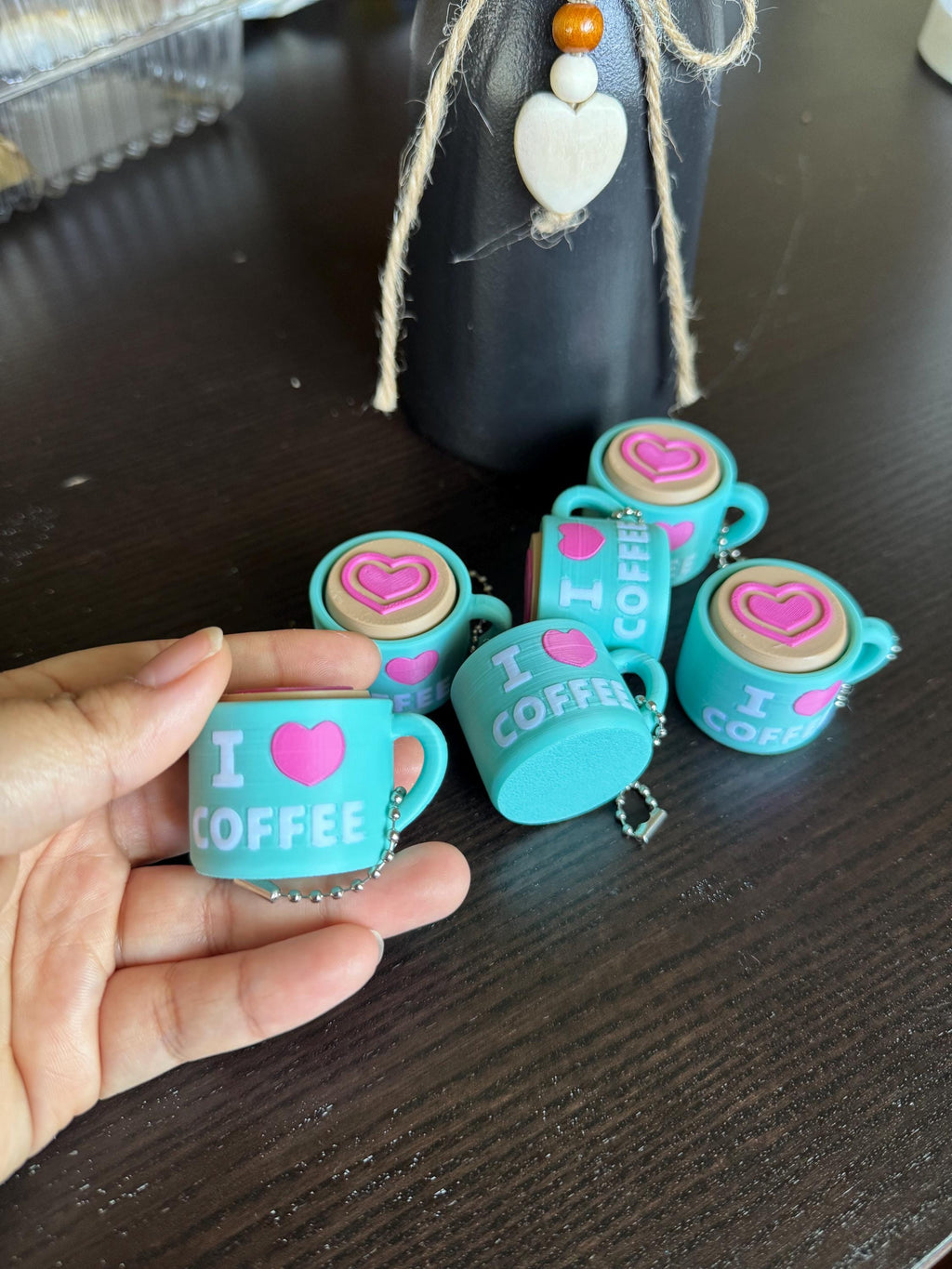 I love coffee   Clicker | Clickers keychain|