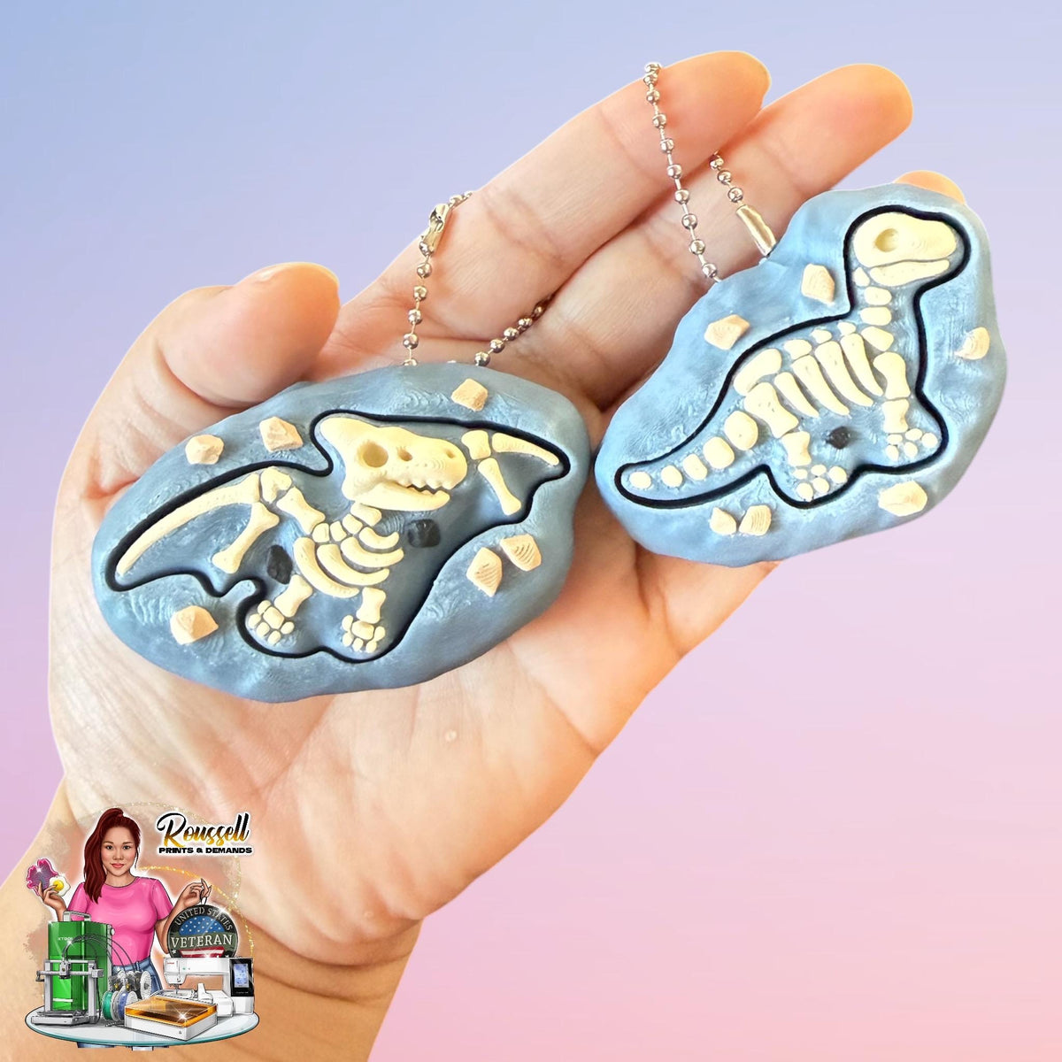 Dino Fidget Clicker | Clickers keychain
