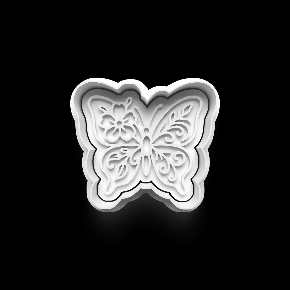 Butterfly Cookie Cutter: 3D Printed Fondant Clay Cutter
