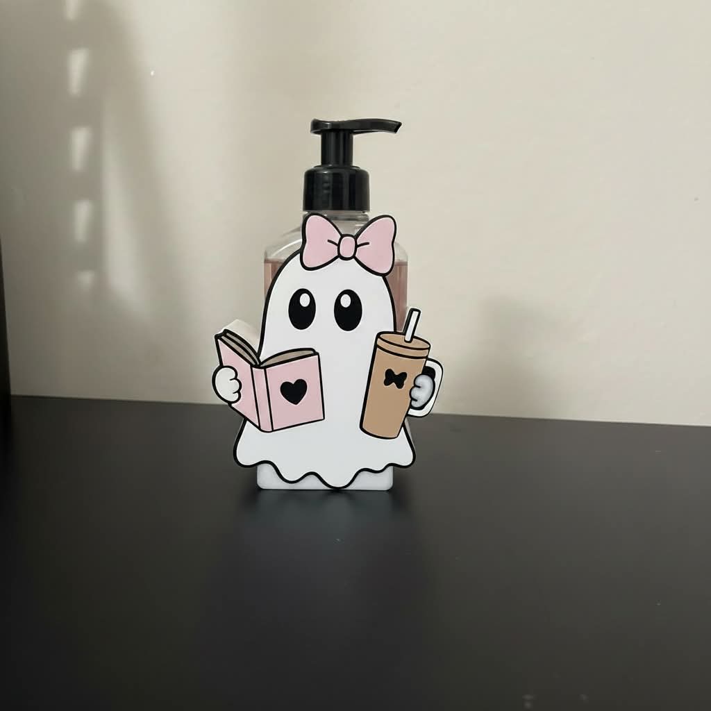 Ghost Hand wash holder 3d printed