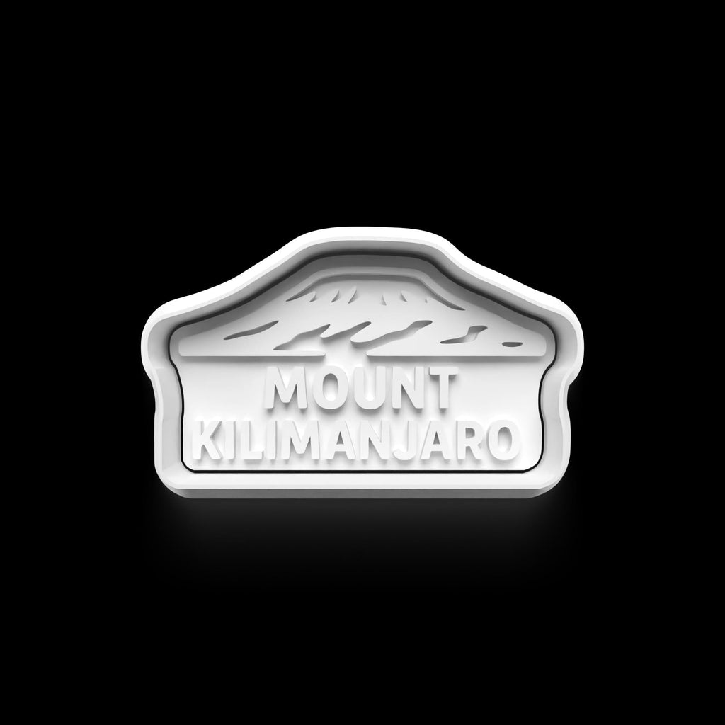 Mountain Cookie Cutter: 3D Printed Fondant & Clay Cutter