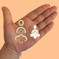 Half Daisies Combo B Polymer Clay cutter