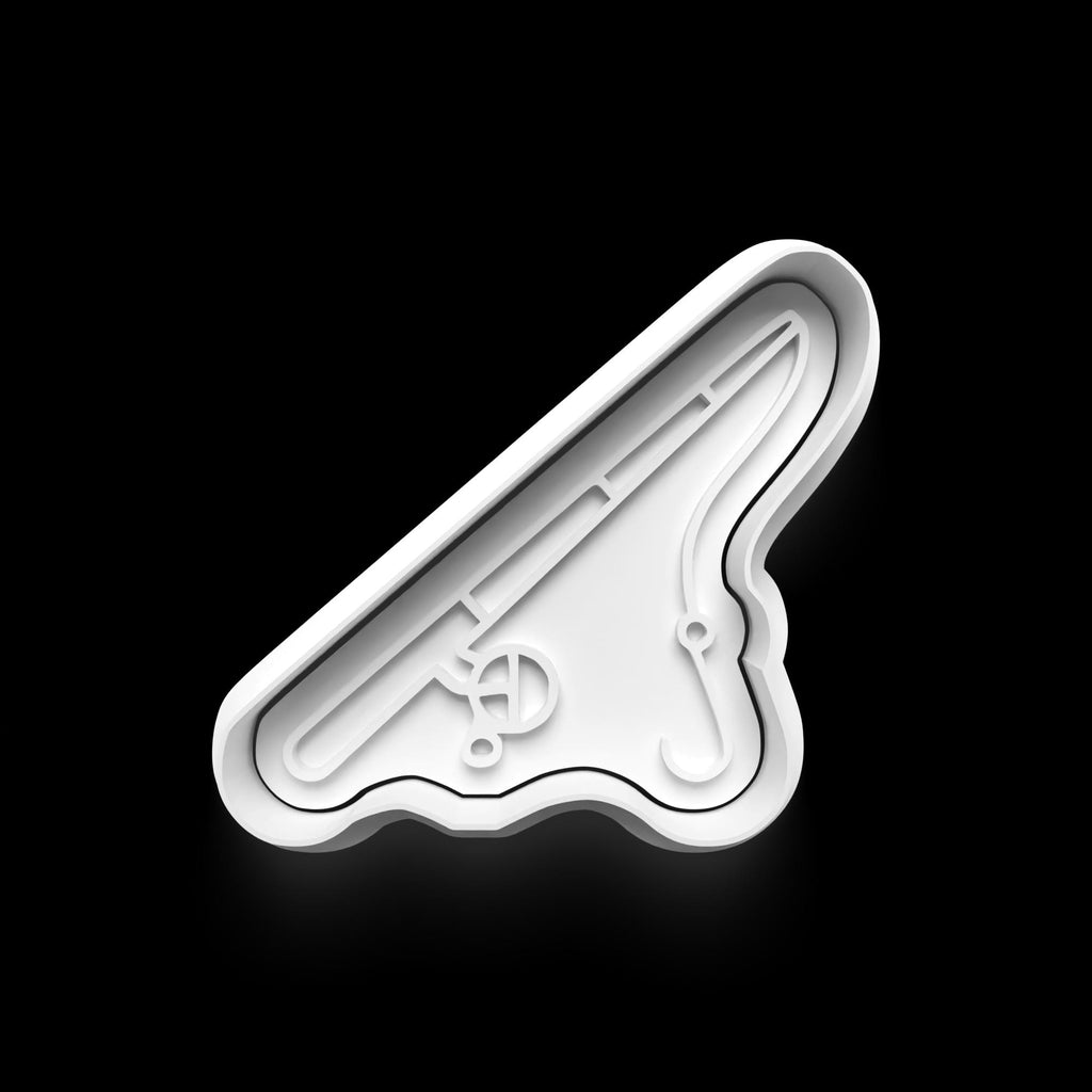Fishing theme Cookie Cutter/ Clay Cutter: 3D Printed Fondant & Clay Cutter