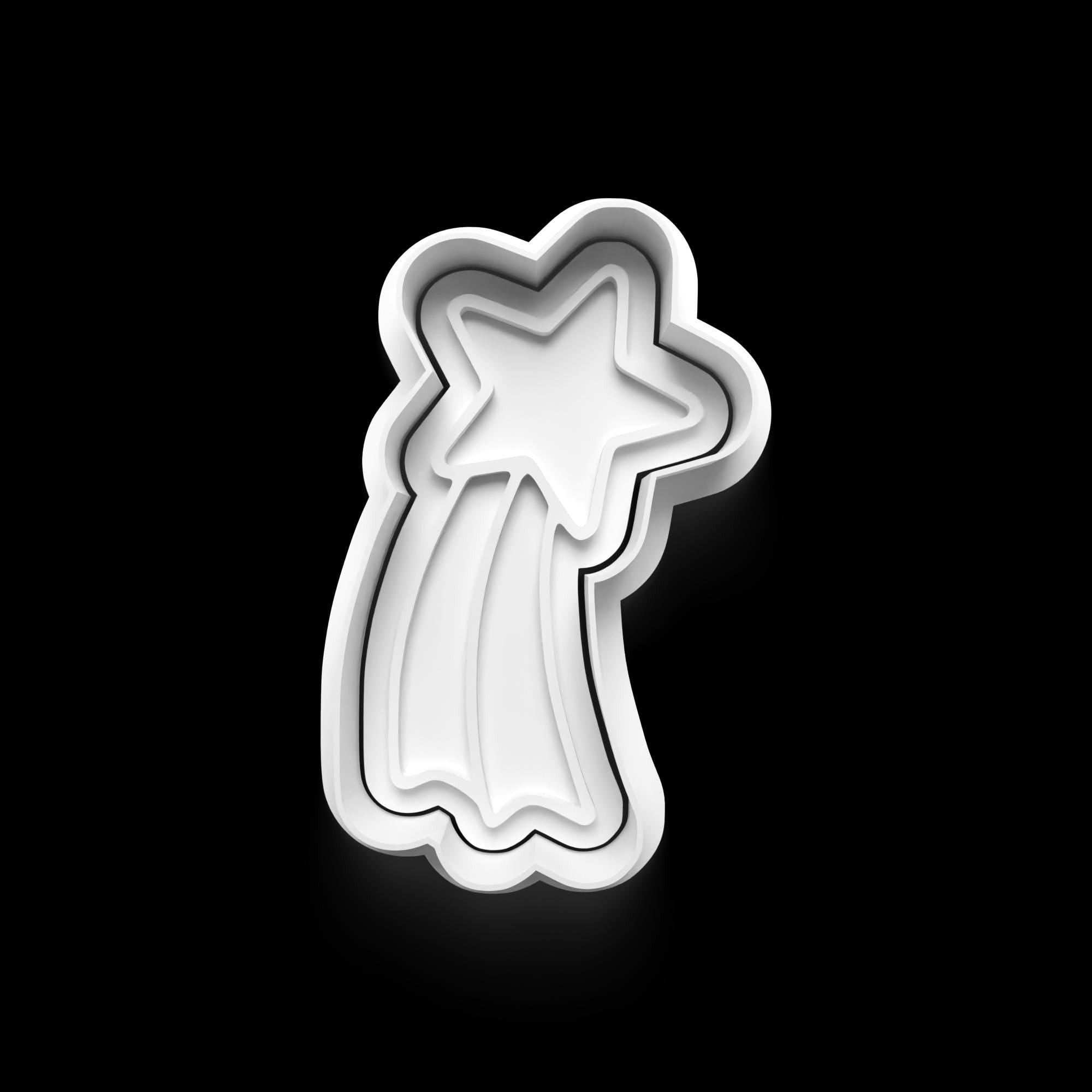 Space Theme Cookie Cutter Set: 3D Printed Fondant Cutter
