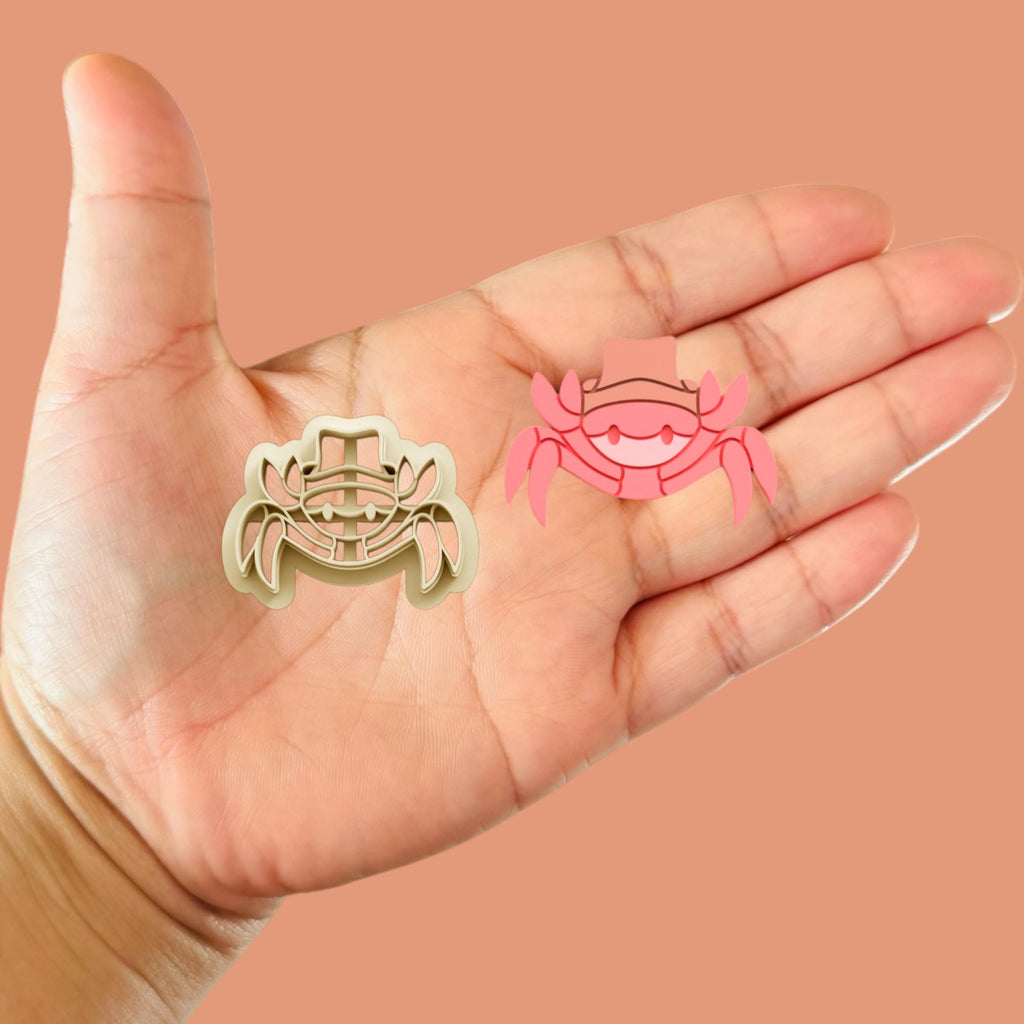Cowboy Crab Polymer clay cutter