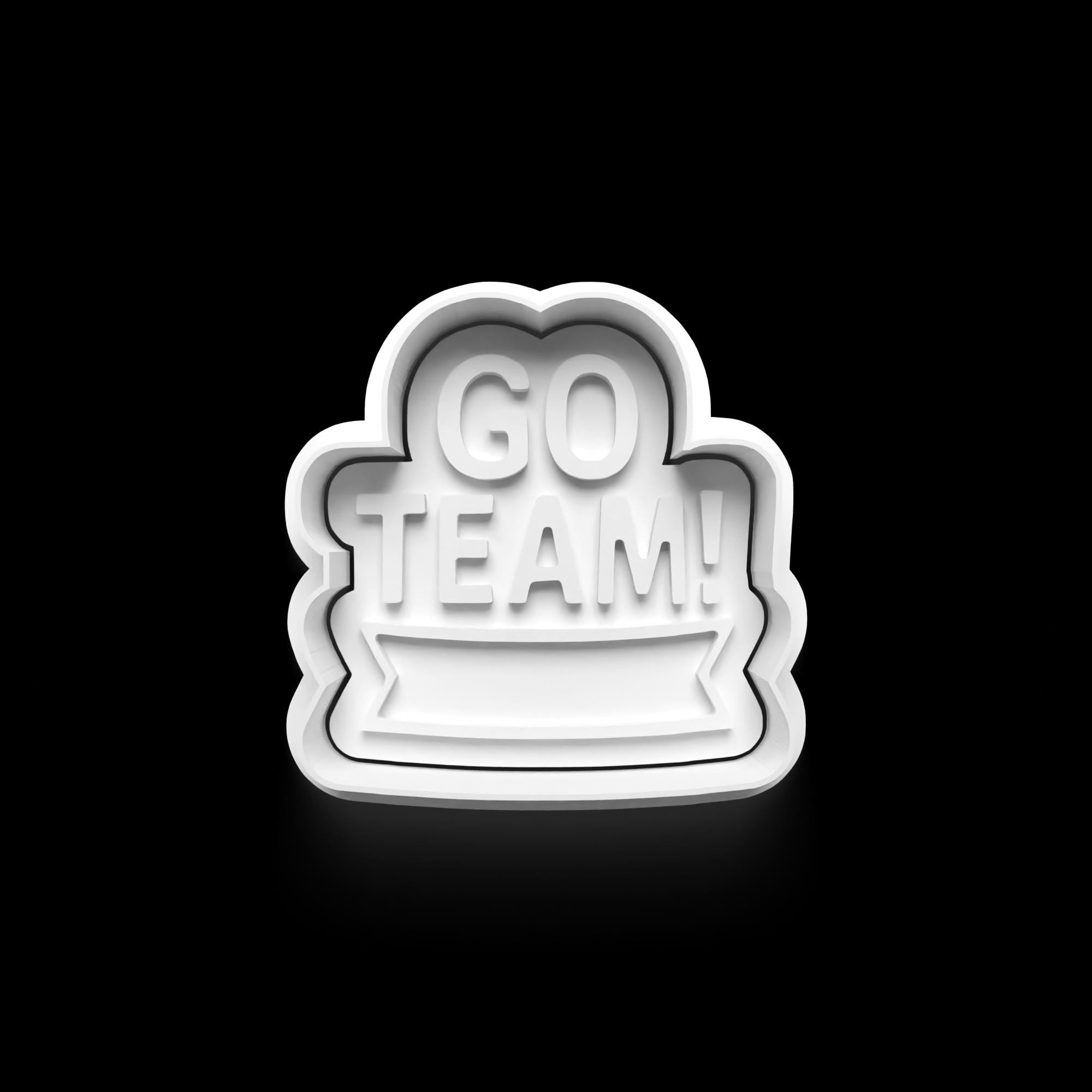 Cheerleader Cookie Cutter: 3D Printed Fondant Cutter