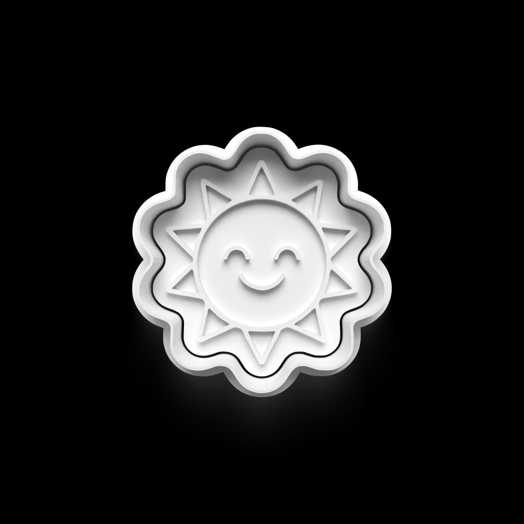 Summer Cookie Cutter Set: Beach, Sun, Ice Cream (3D Printed)