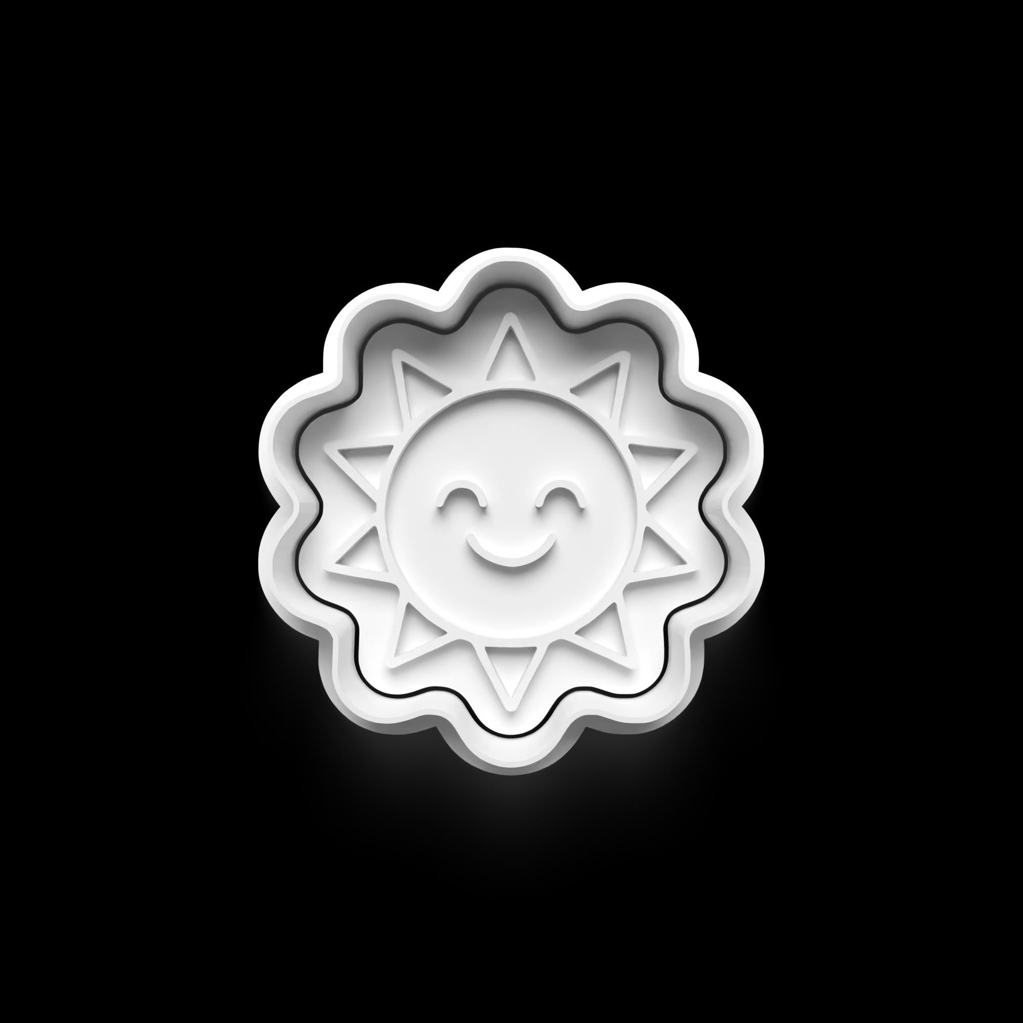 Summer Cookie Cutter Set: Beach, Sun, Ice Cream (3D Printed)