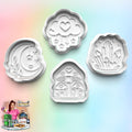 Valentine Theme: 3D Printed Fondant, Clay Cutter, Cookie cutter