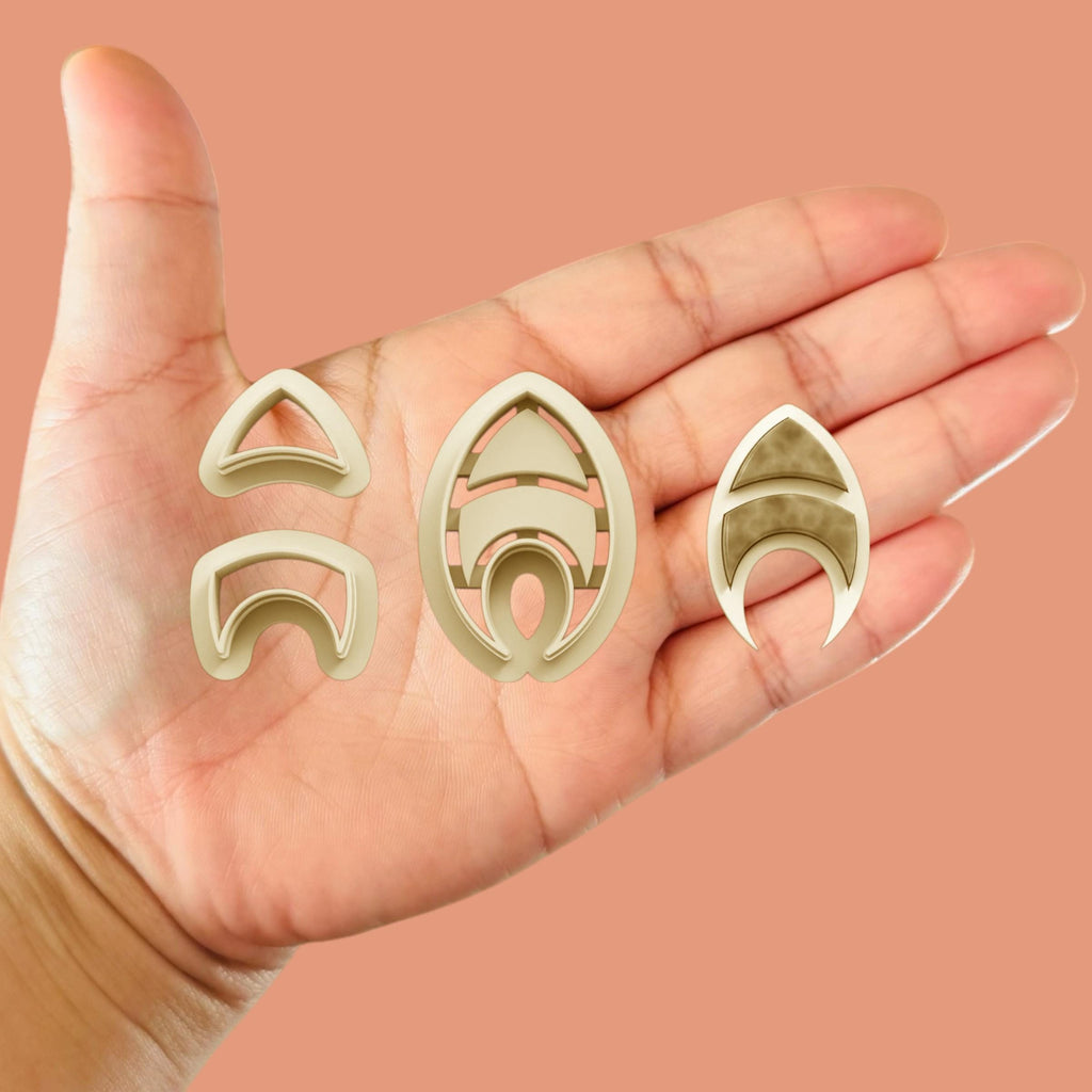 Fish with Precious Stone D Clay Cutters Polymer Clay cutter