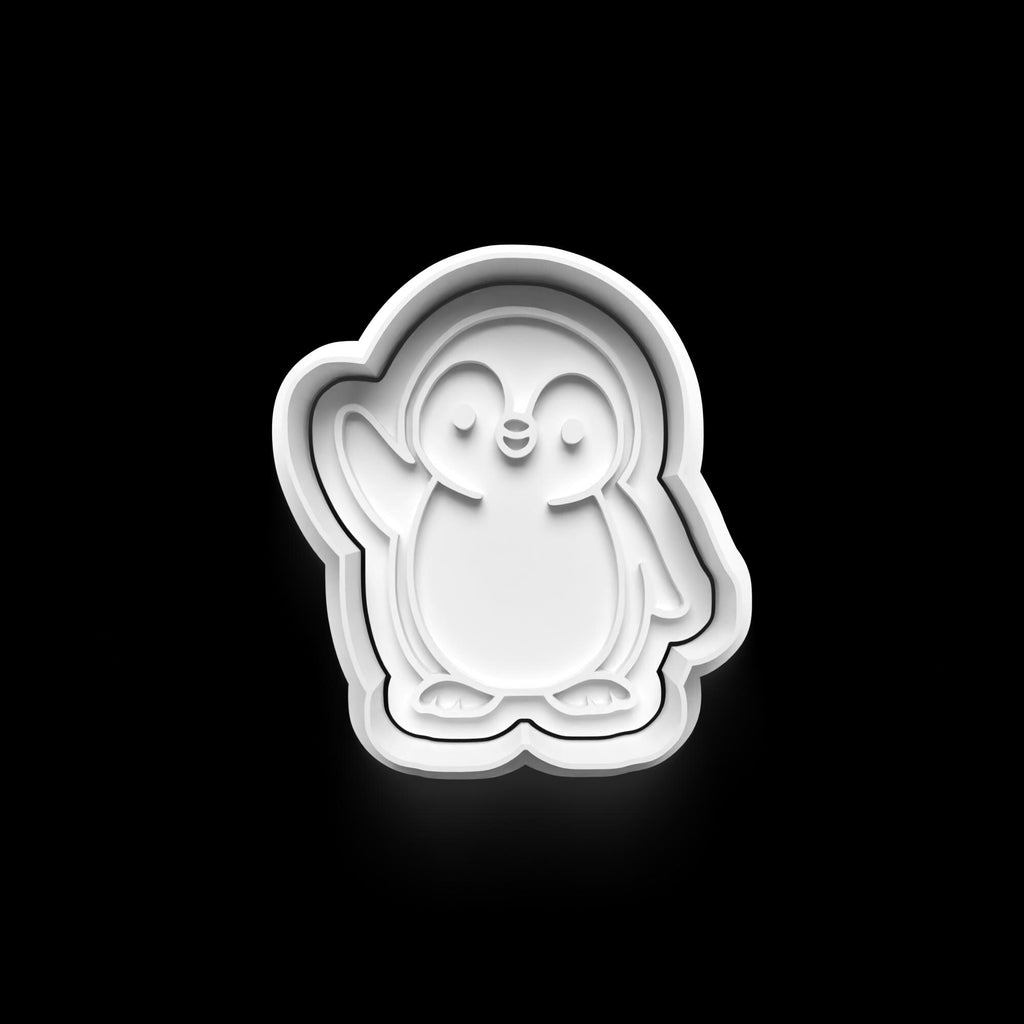 Penguin Cookie Cutter/ Clay Cutter: 3D Printed Fondant & Clay Cutter