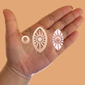 Eye Sun Earring with Precious Stone