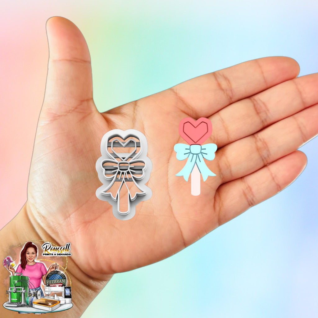 Lollipop Heart B Clay Cutters