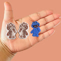 Monster Cookie Mirrored Set Polymer clay cutter