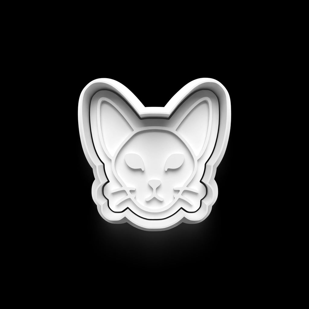 Cat Theme: 3D Printed Fondant , Clay Cutter, Cookie cutter