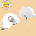 Rainbow cloud Cake pop mold 3d printed