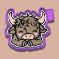 Baby Highland Cow Freshie Mold Housing 3d molder