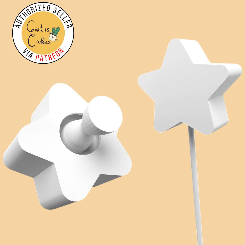 Star Cake pop mold 3d printed