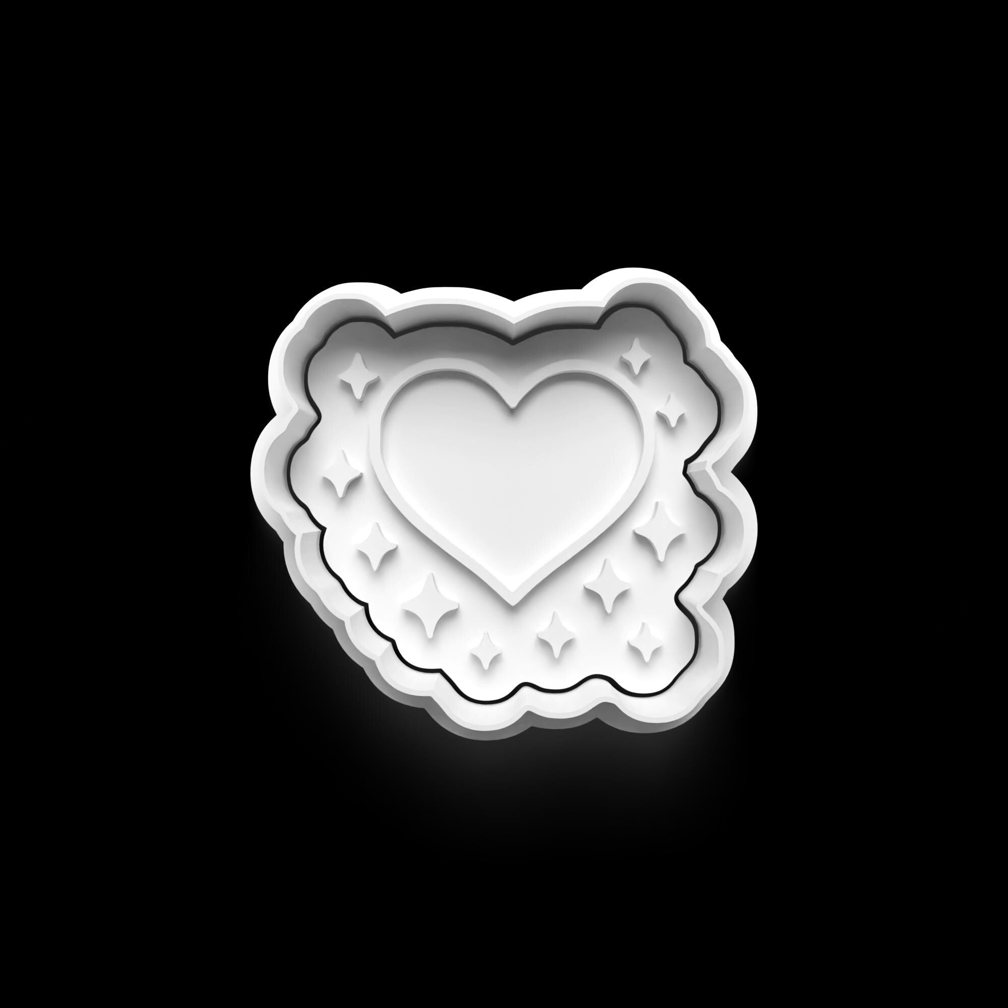 Thank You Cookie Cutter: 3D Printed Fondant Clay Cutter