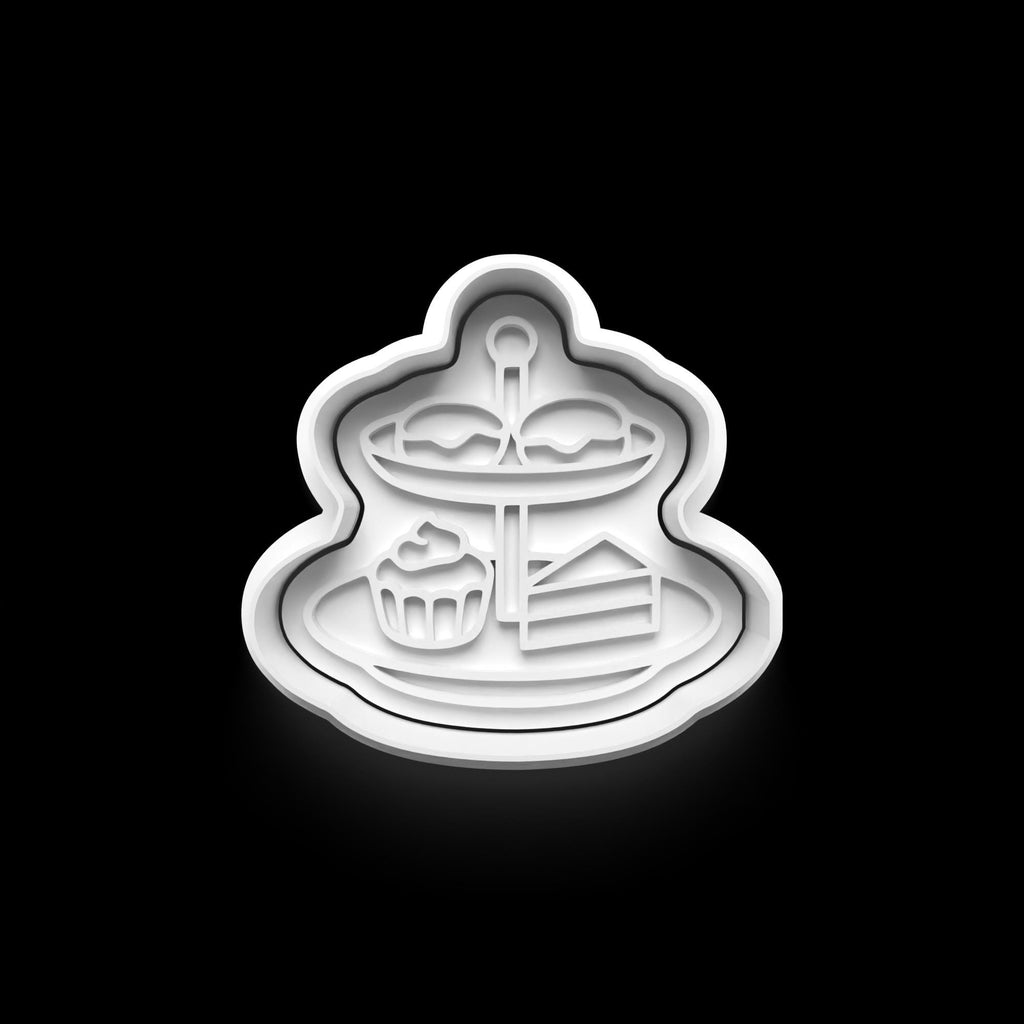 Afternoon Tea Theme: 3D Printed Fondant , Clay Cutter Cookie cutter
