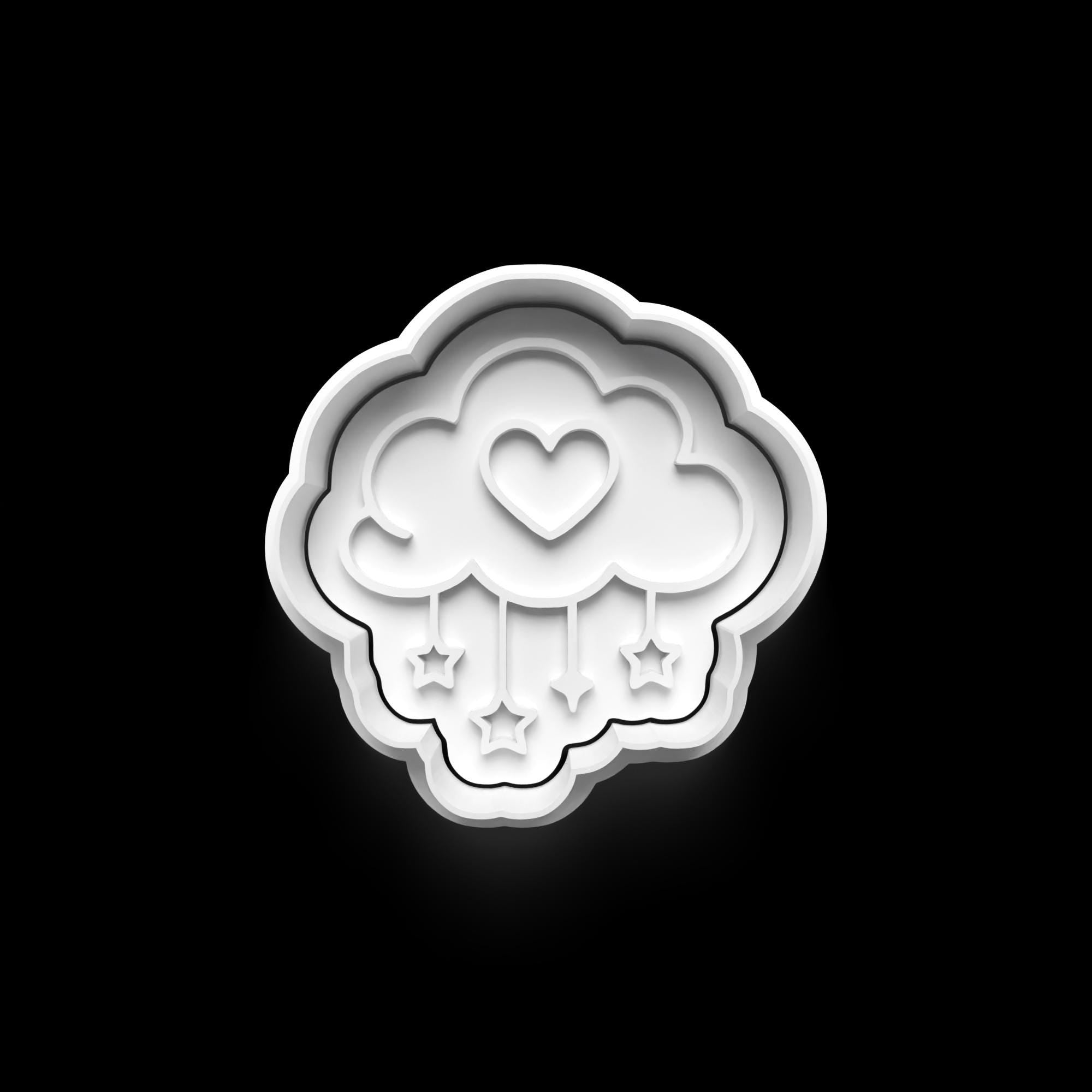 Valentine Theme: 3D Printed Fondant, Clay Cutter, Cookie cutter
