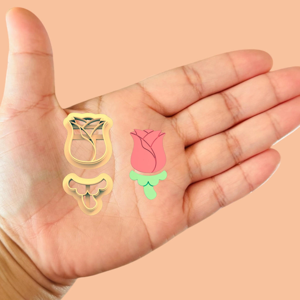Rose earring combo  Clay cutter