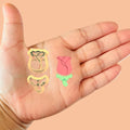 Rose earring combo  Clay cutter