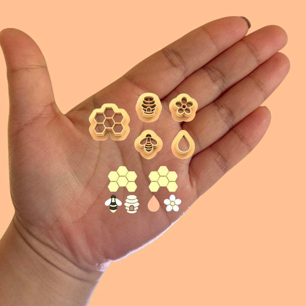 Honeycomb Earring Pack Clay Cutter, Spring Clay Cutters