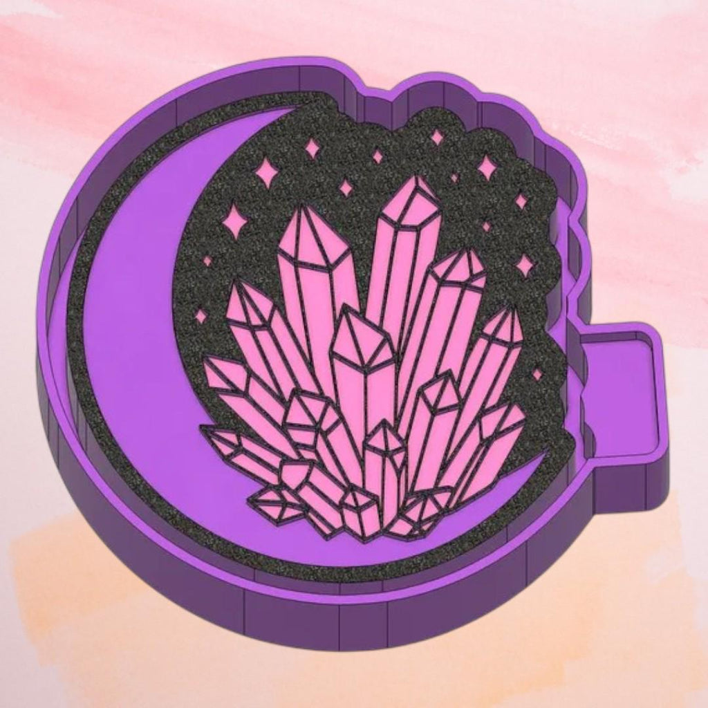 Moonlit Crystal Freshie  Mold/ 3d molder