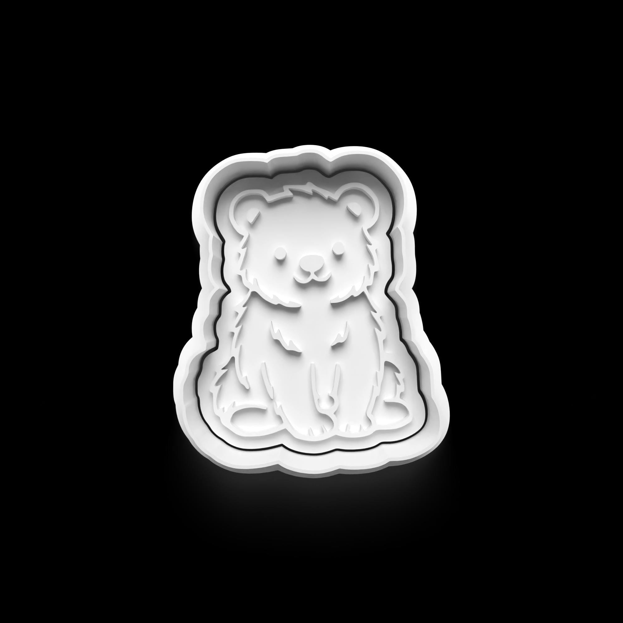 Forest Animal Cookie Cutter/ Clay Cutter: 3D Printed Fondant & Clay Cutter