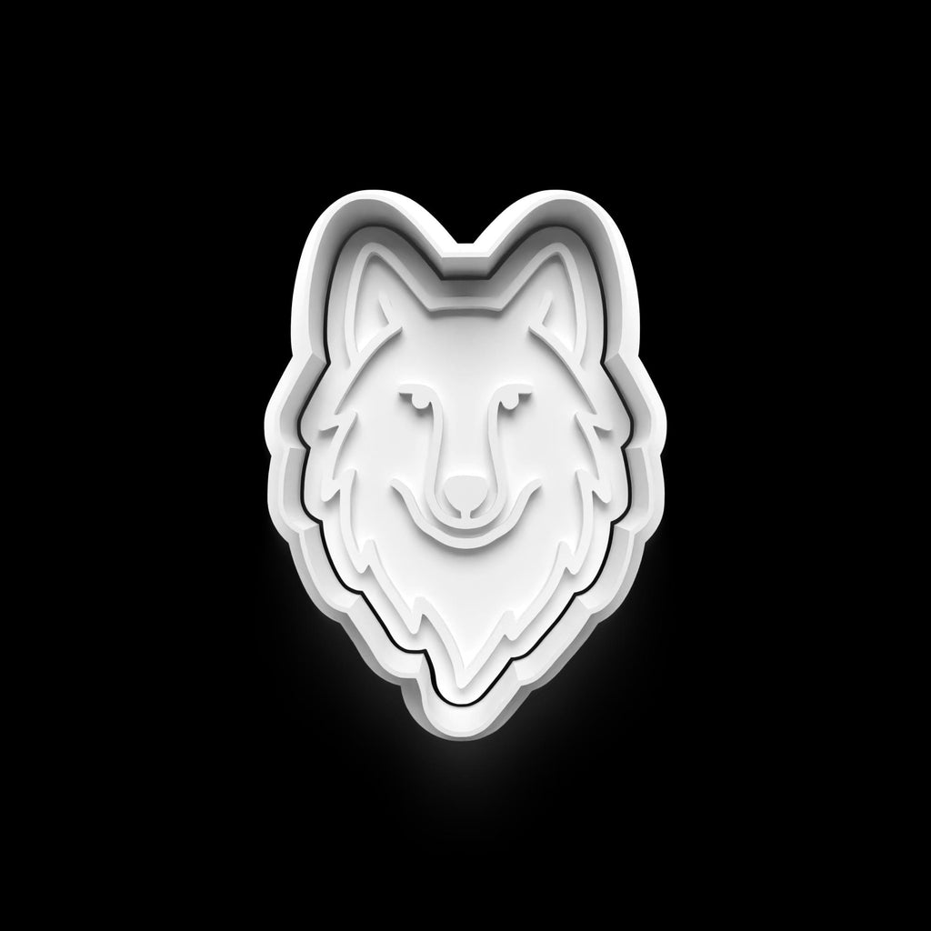 Wolf Cookie Cutter: 3D Printed Fondant Clay Cutter