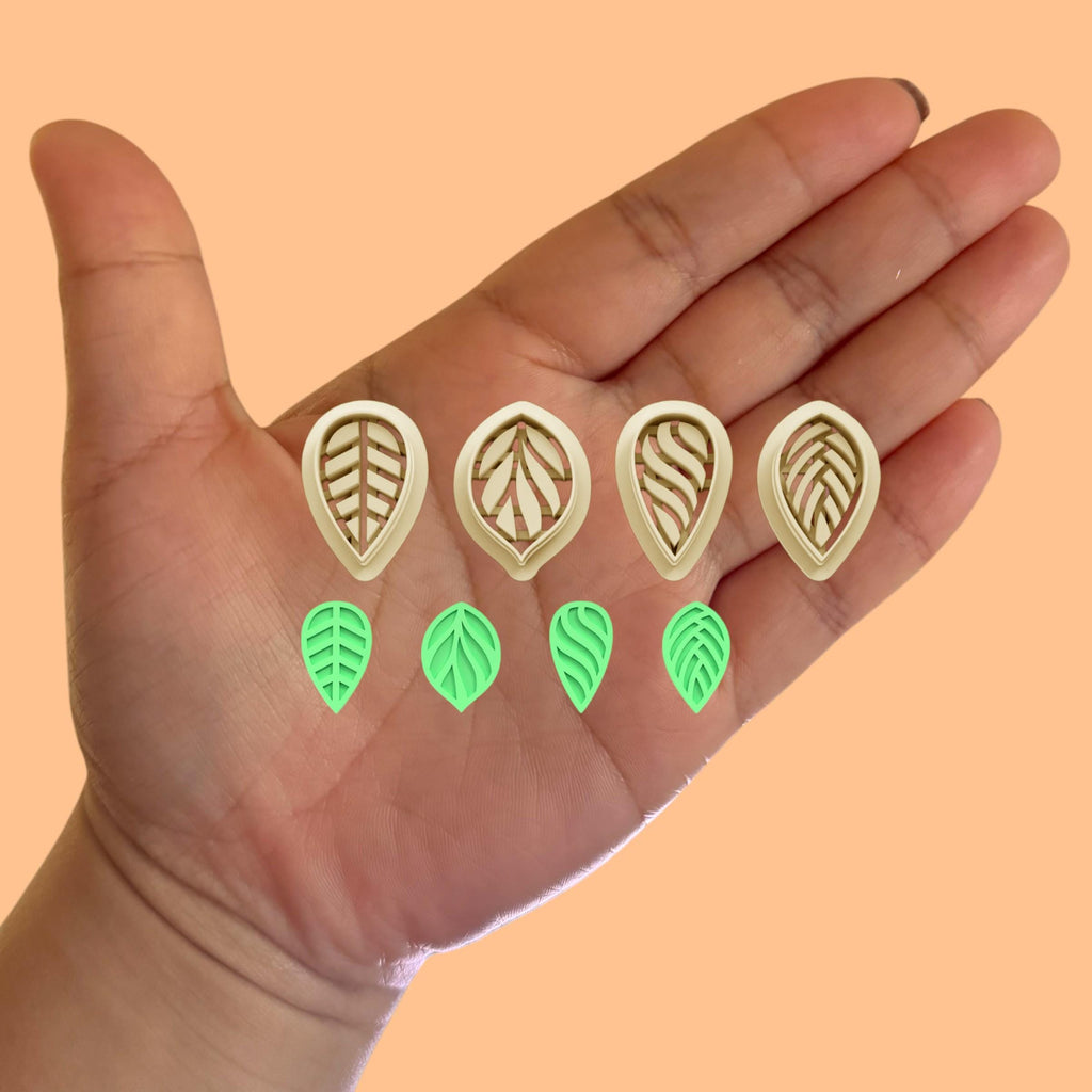 Leafs Stamp Pack Polymer Clay cutter