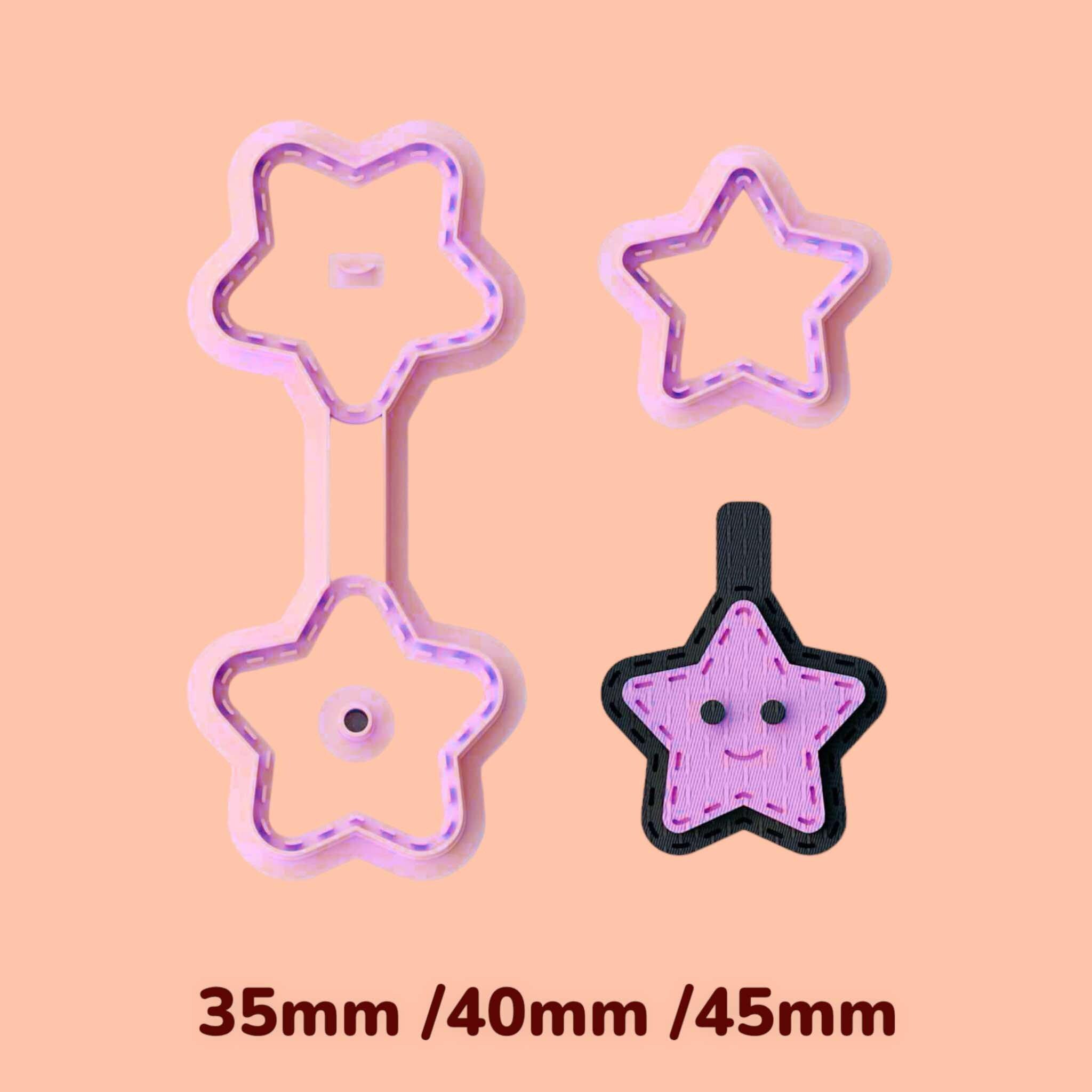 Star  Key chain clay cutter