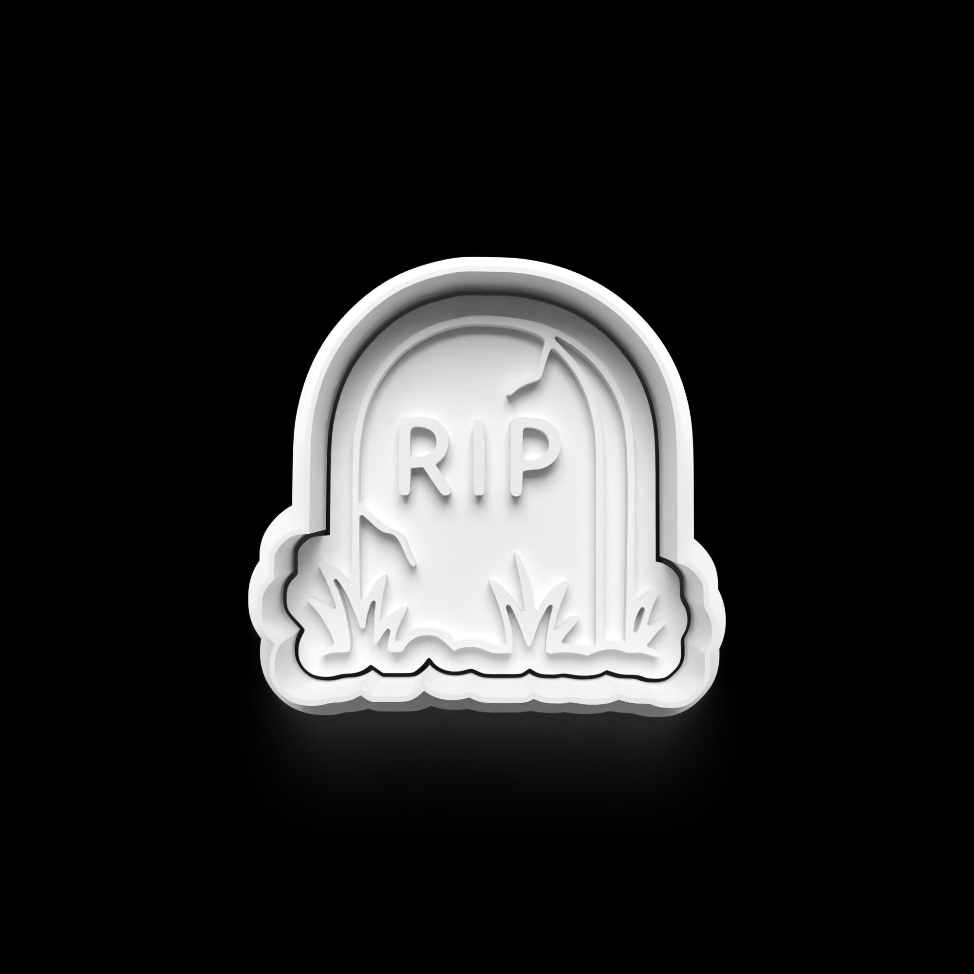 3D Printed Halloween Zombie Cookie Cutter: Fondant & Clay Cutter