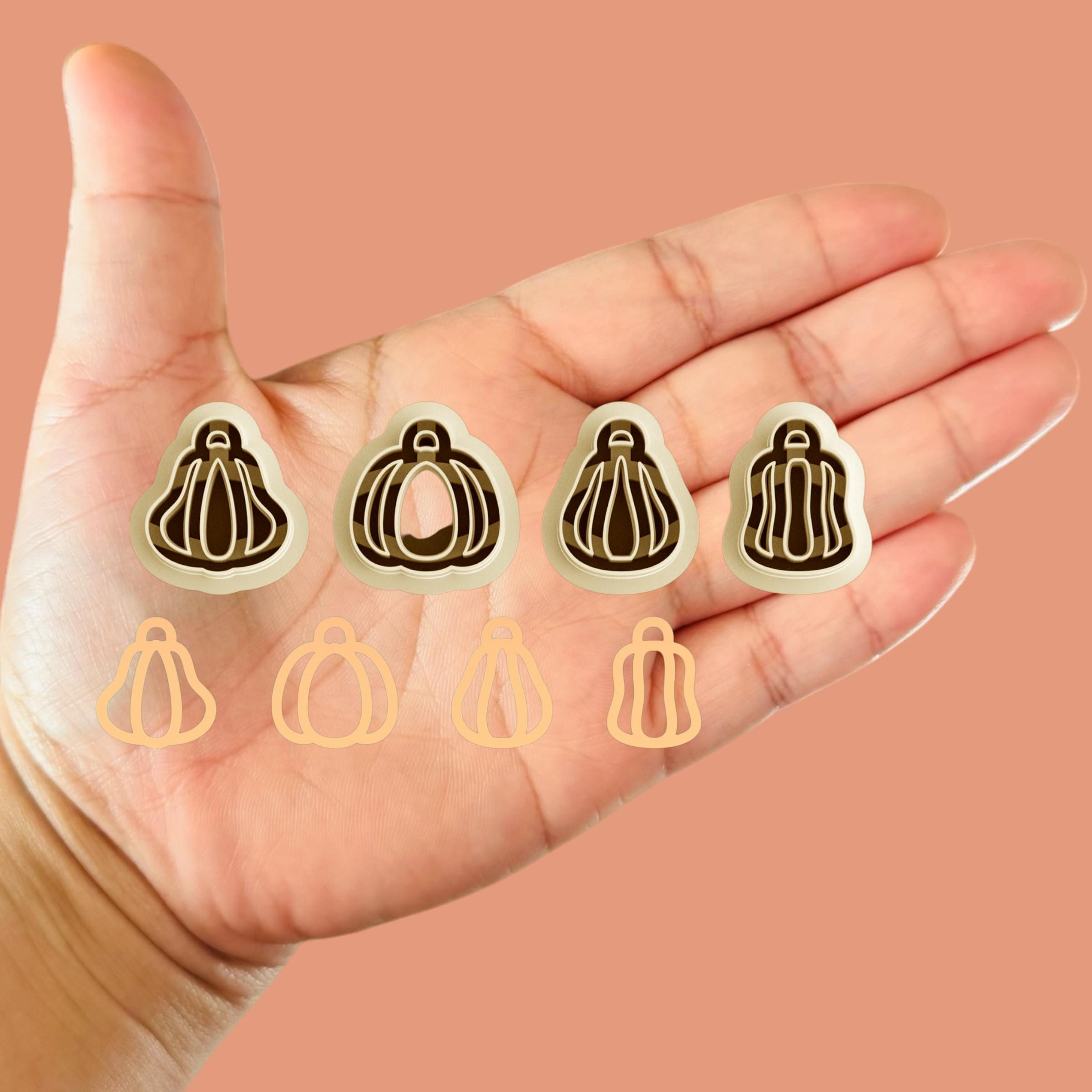 Pumpkin Outline Pack Halloween Polymer clay cutter