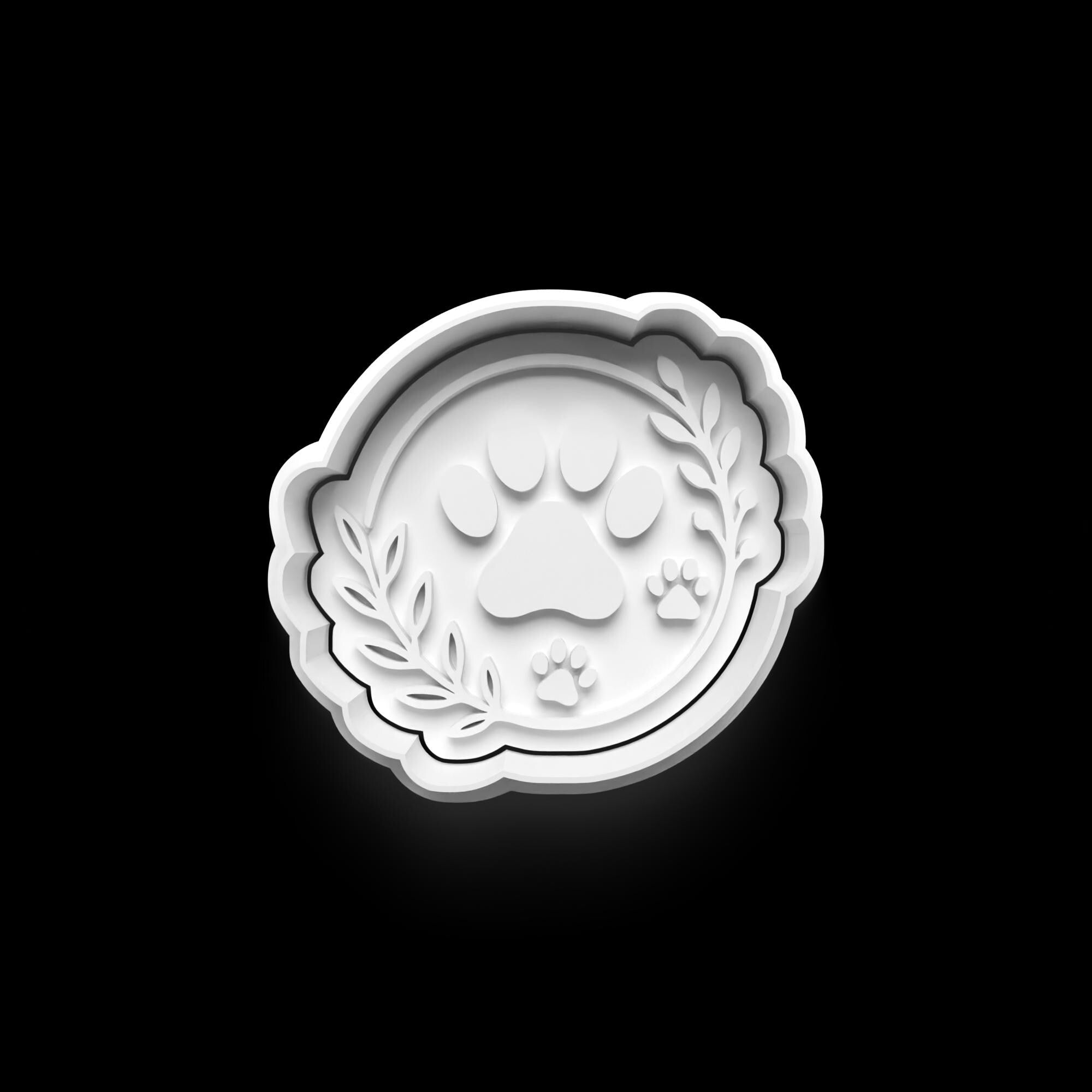 Nature paw Theme: 3D Printed Fondant, Clay Cutter, Cookie cutter