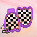 Checkered ghost Vent clip Freshie  Mold/ 3d molder