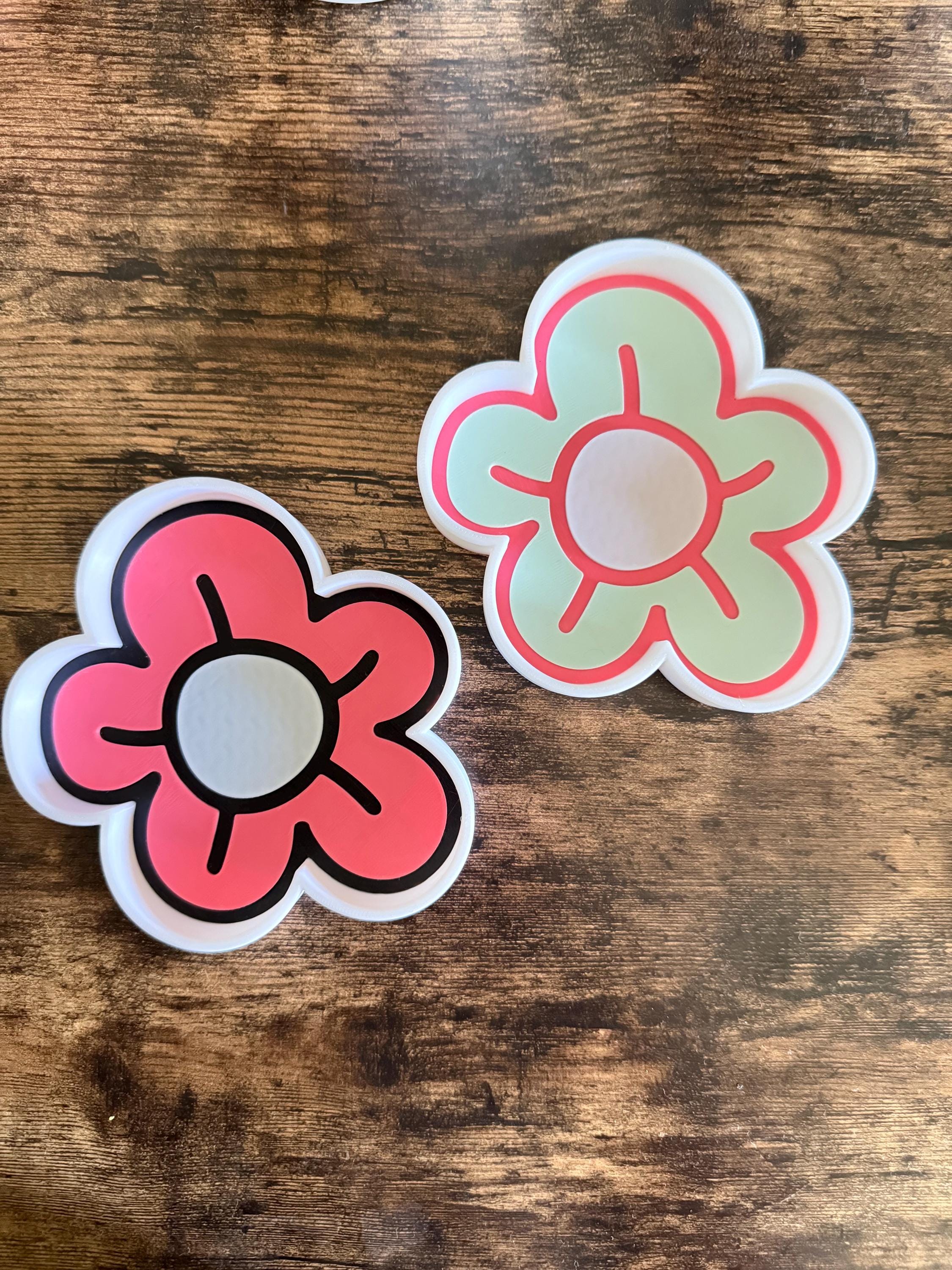 flower  trinket tray 3d printed PLA