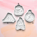 Camping Theme Cookie Cutter: 3D Printed Fondant Cutter