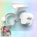 Mushroom Cake pop mold 3d printed
