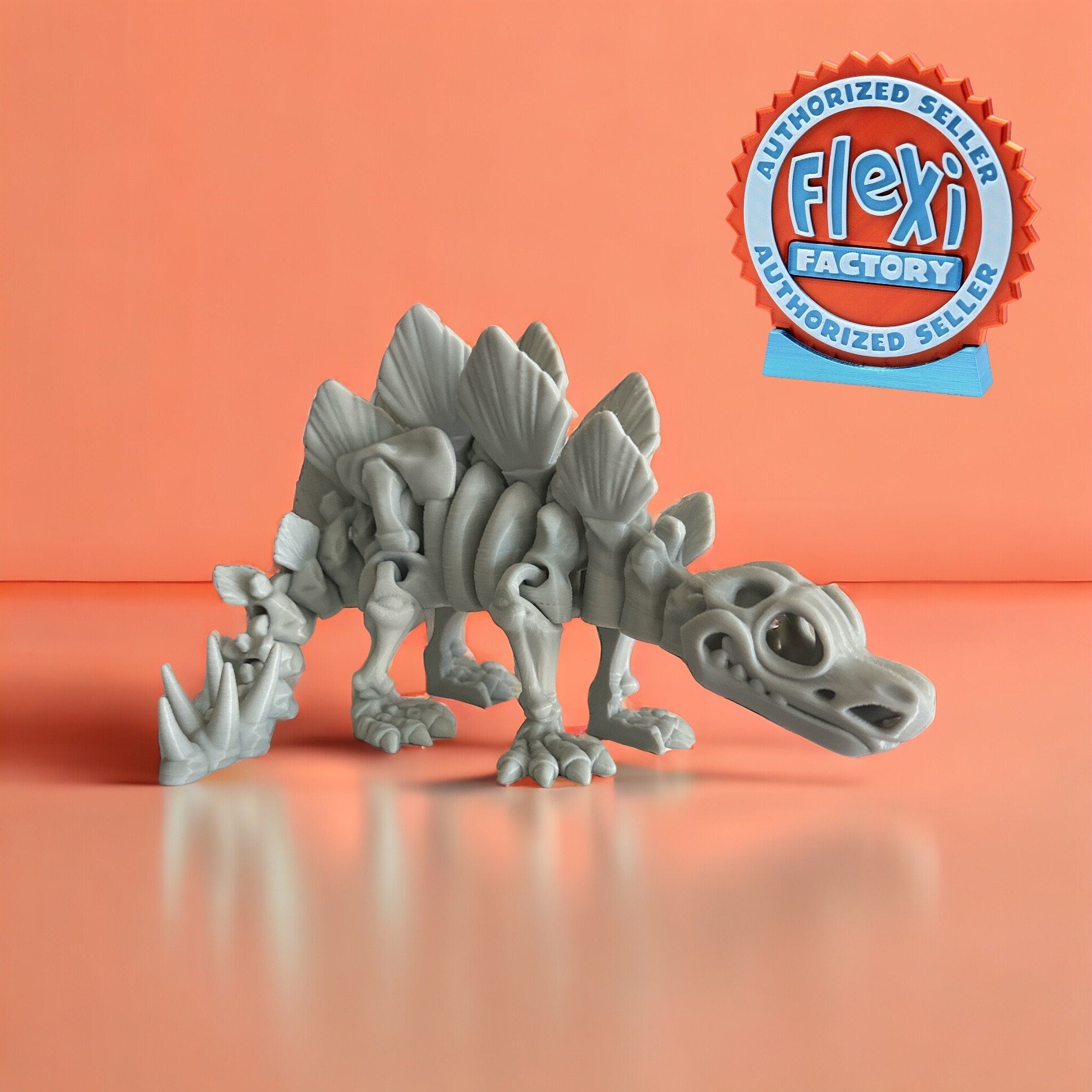 Flexi Skeleton Stegosaurus - Articulating Toy