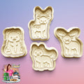 Forest Animal Cookie Cutter/ Clay Cutter: 3D Printed Fondant & Clay Cutter