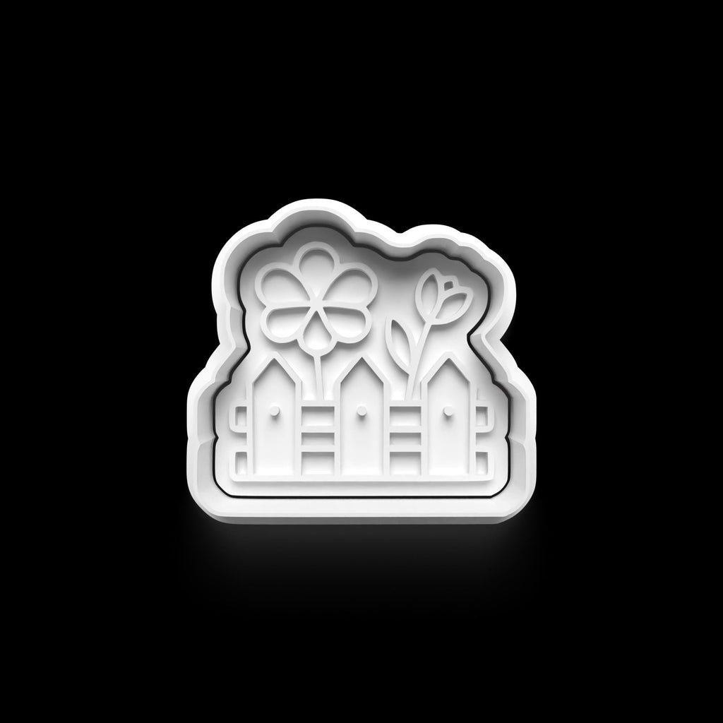 garden Theme: 3D Printed Fondant , Clay Cutter Cookie cutter