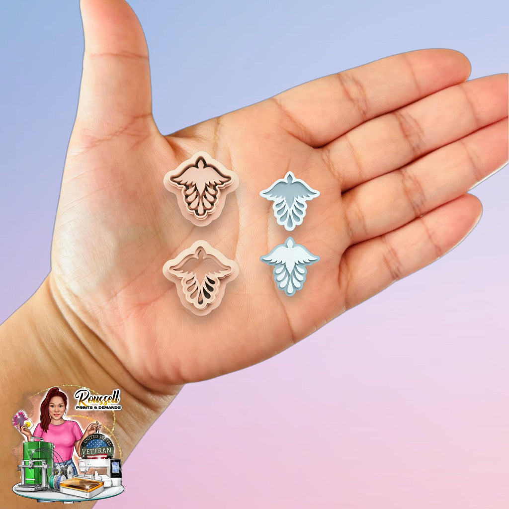 Decorative Bird Stamps clay cutter